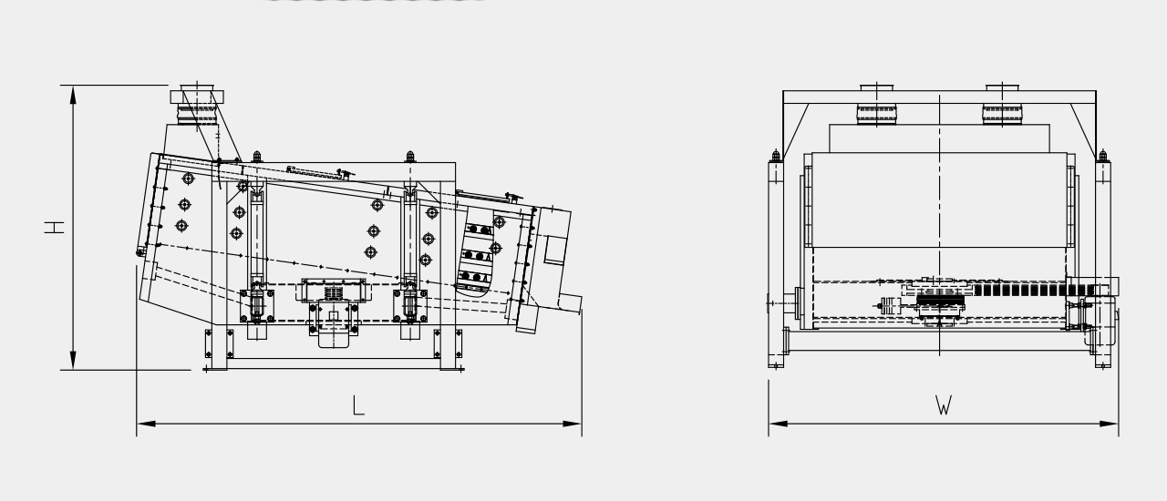 wheat rotary vibrating sieve drawing